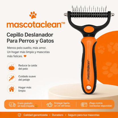 MascotaClean™ | Cepillo Deslanador para Perros y Gatos