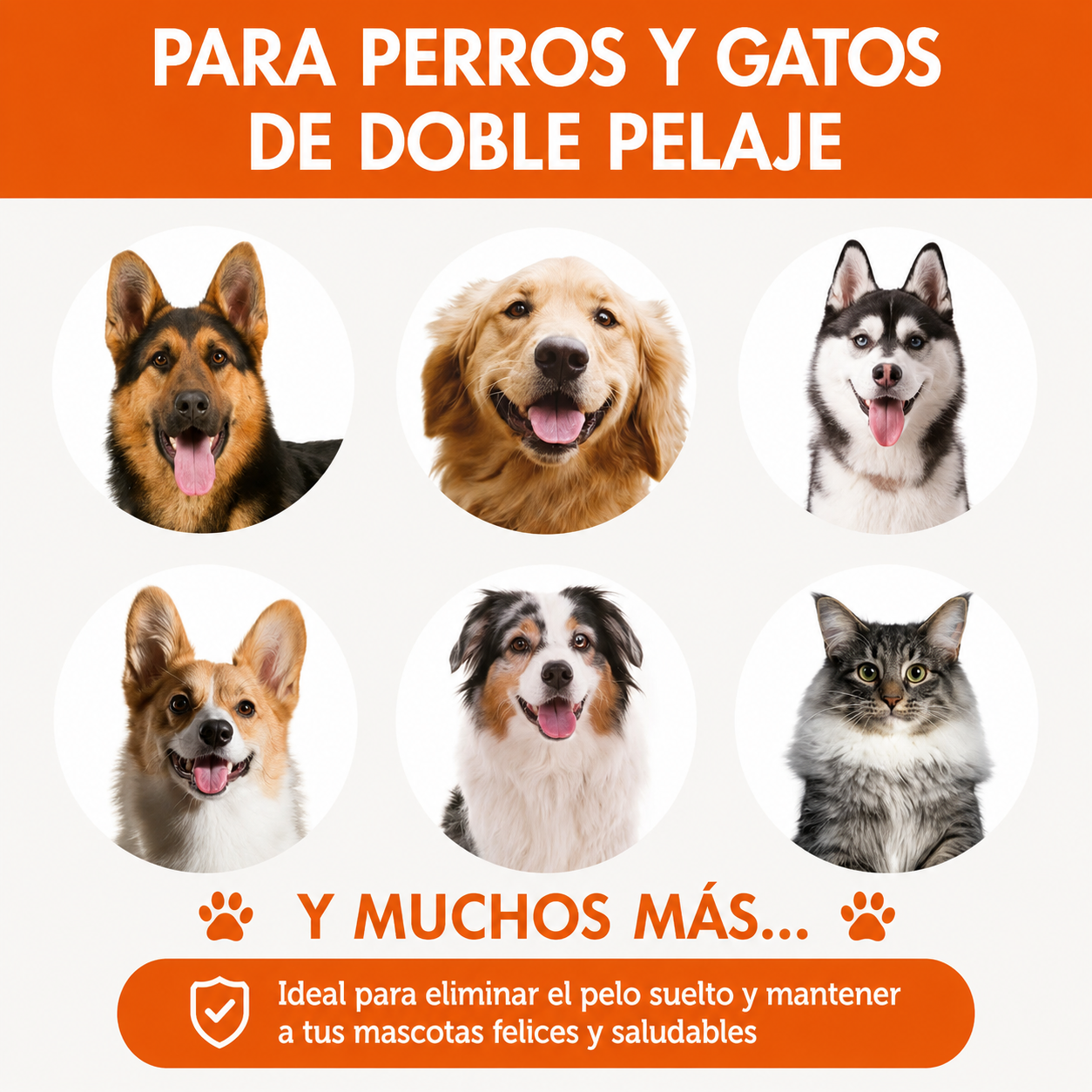 MascotaClean™ | Cepillo Deslanador para Perros y Gatos