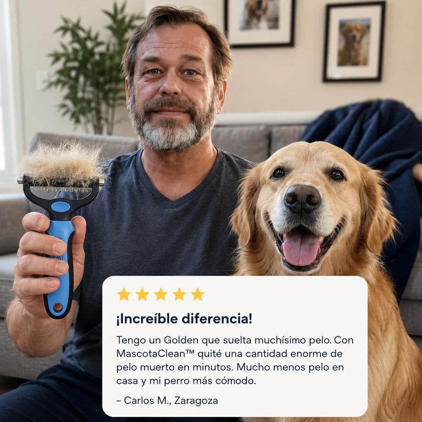 MascotaClean™ | Cepillo Deslanador para Perros y Gatos
